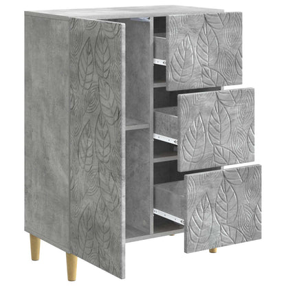 vidaXL Sideboard Concrete Grey 66 x 34.5 x 90 cm Engineered Wood