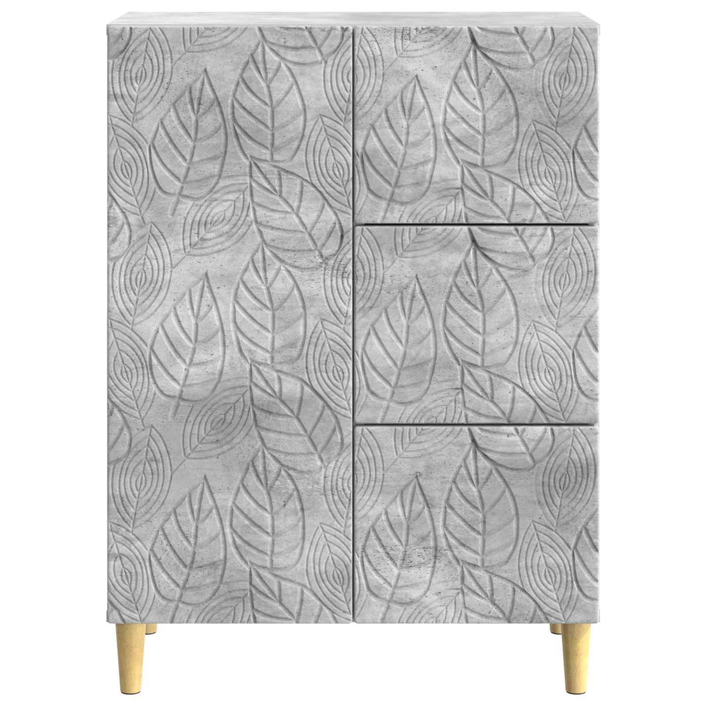 vidaXL Sideboard Concrete Grey 66 x 34.5 x 90 cm Engineered Wood