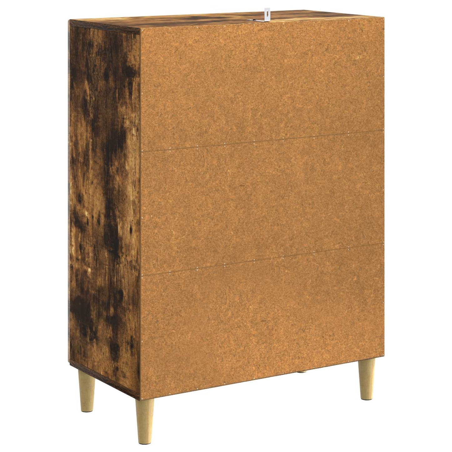 vidaXL Sideboard Smoked Oak 66 x 34.5 x 90 cm Engineered Wood