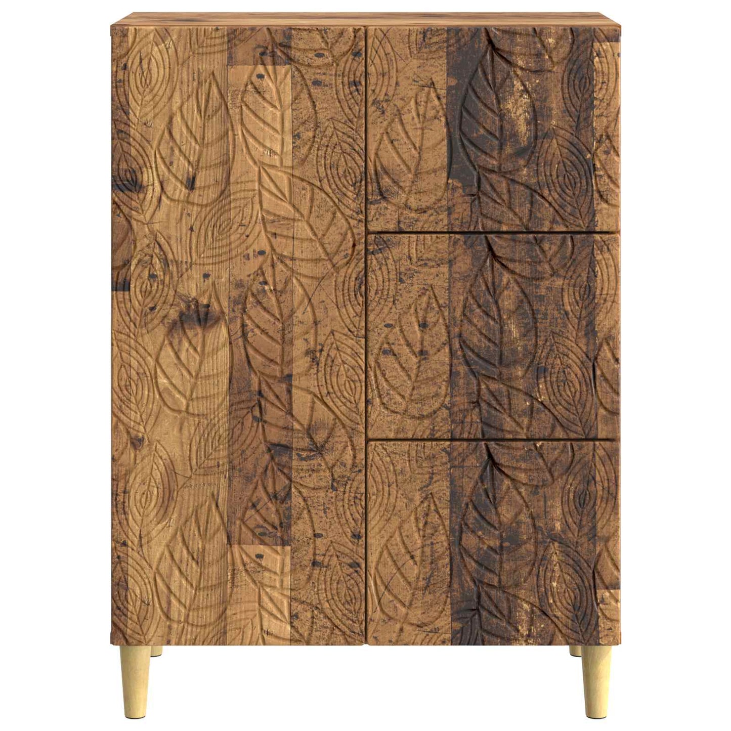 vidaXL Sideboard Old Wood 66 x 34.5 x 90 cm Engineered Wood