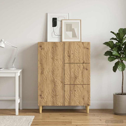 vidaXL Sideboard Artisan Oak 66 x 34.5 x 90 cm Engineered Wood