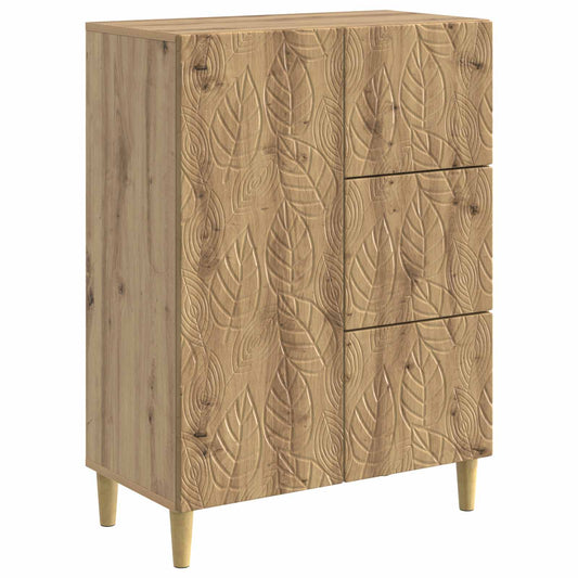 vidaXL Sideboard Artisan Oak 66 x 34.5 x 90 cm Engineered Wood