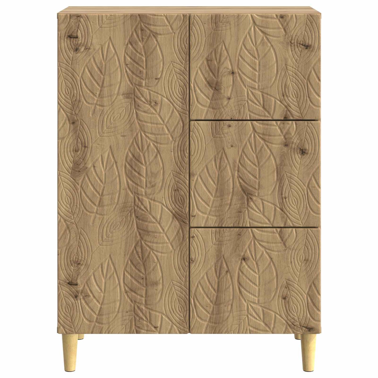 vidaXL Sideboard Artisan Oak 66 x 34.5 x 90 cm Engineered Wood