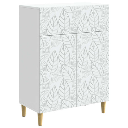 vidaXL Sideboard White 66 x 34.5 x 90 cm Engineered Wood