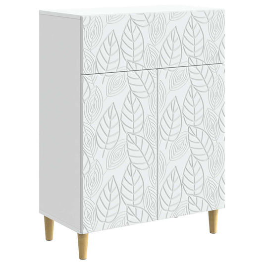 vidaXL Sideboard White 66 x 34.5 x 90 cm Engineered Wood