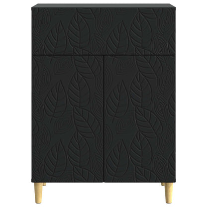 vidaXL Sideboard Black 66 x 34.5 x 90 cm Engineered Wood