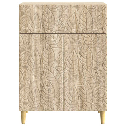 vidaXL Sideboard Sonoma Oak 66 x 34.5 x 90 cm Engineered Wood