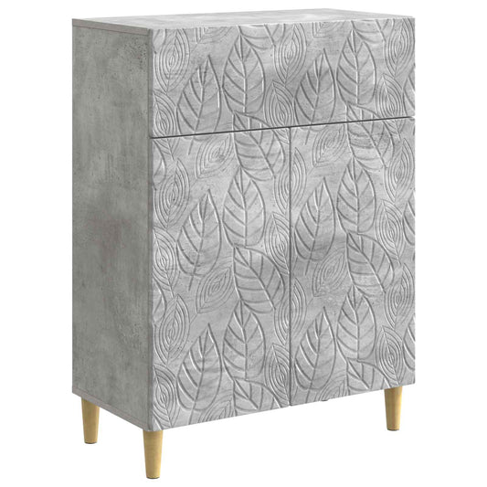 vidaXL Sideboard Concrete Grey 66 x 34.5 x 90 cm Engineered Wood