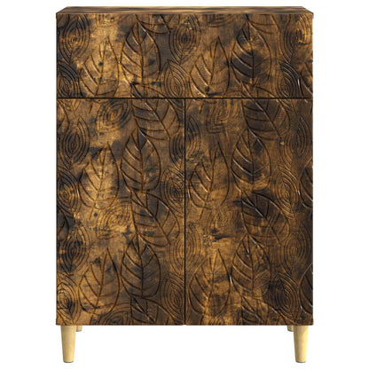 vidaXL Sideboard Smoked Oak 66 x 34.5 x 90 cm Engineered Wood