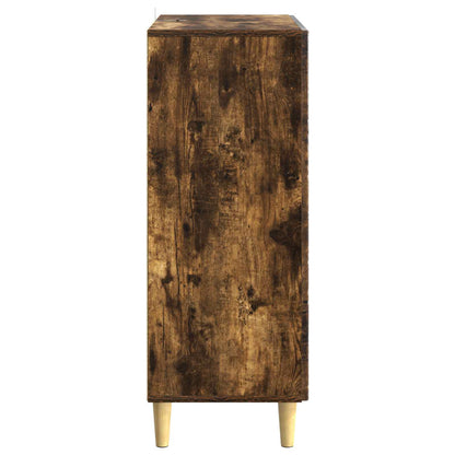 vidaXL Sideboard Smoked Oak 66 x 34.5 x 90 cm Engineered Wood