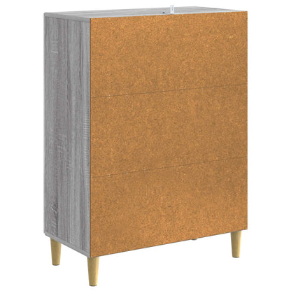 vidaXL Sideboard Grey Sonoma 66 x 34.5 x 90 cm Engineered Wood