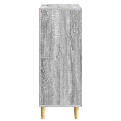 vidaXL Sideboard Grey Sonoma 66 x 34.5 x 90 cm Engineered Wood