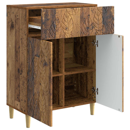 vidaXL Sideboard Old Wood 66 x 34.5 x 90 cm Engineered Wood