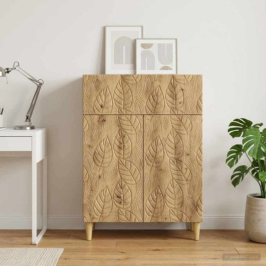 vidaXL Sideboard Artisan Oak 66 x 34.5 x 90 cm Engineered Wood