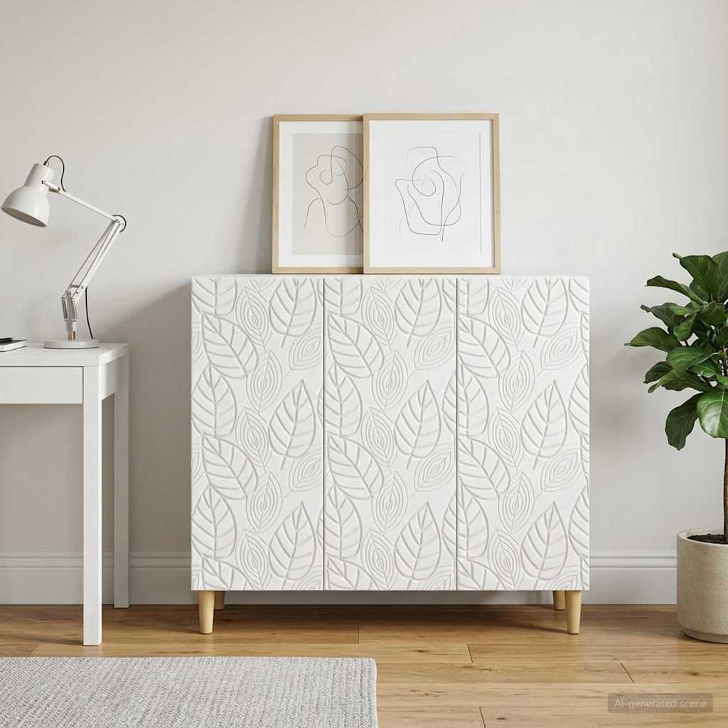 vidaXL Sideboard White 89 x 34.5 x 80 cm Engineered Wood