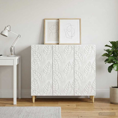 vidaXL Sideboard White 89 x 34.5 x 80 cm Engineered Wood