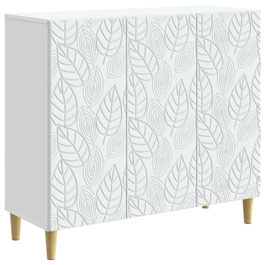 vidaXL Sideboard White 89 x 34.5 x 80 cm Engineered Wood