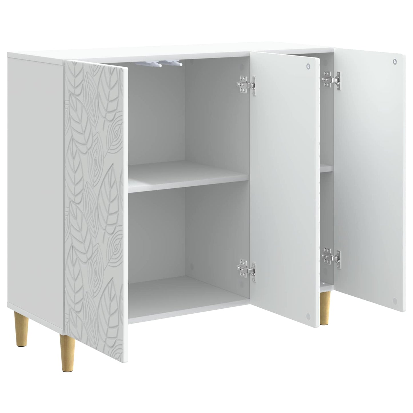 vidaXL Sideboard White 89 x 34.5 x 80 cm Engineered Wood