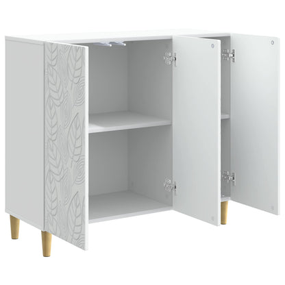vidaXL Sideboard White 89 x 34.5 x 80 cm Engineered Wood