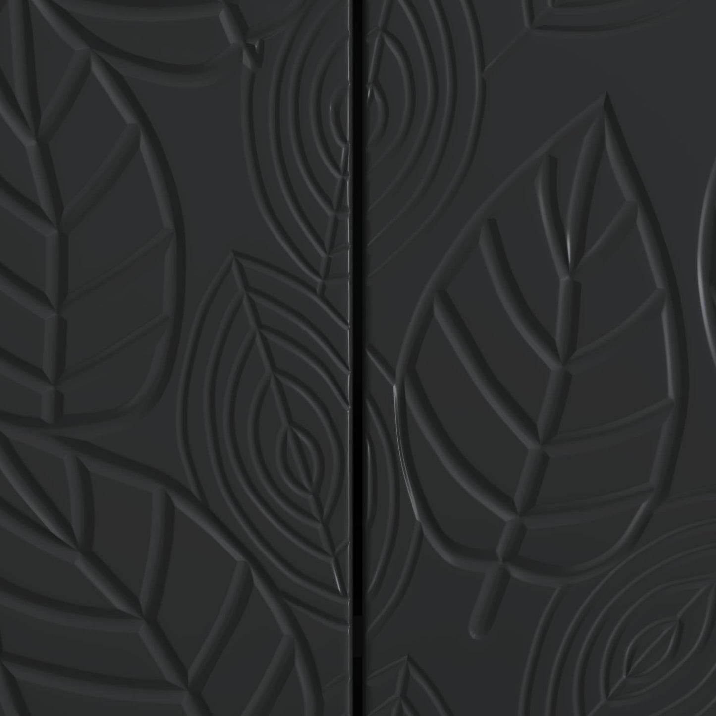 vidaXL Sideboard Black 89 x 34.5 x 80 cm Engineered Wood