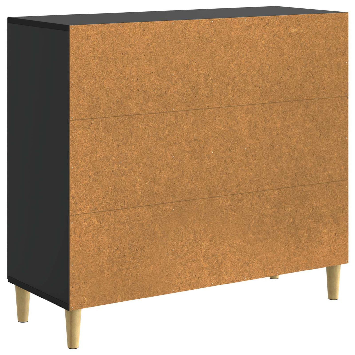 vidaXL Sideboard Black 89 x 34.5 x 80 cm Engineered Wood