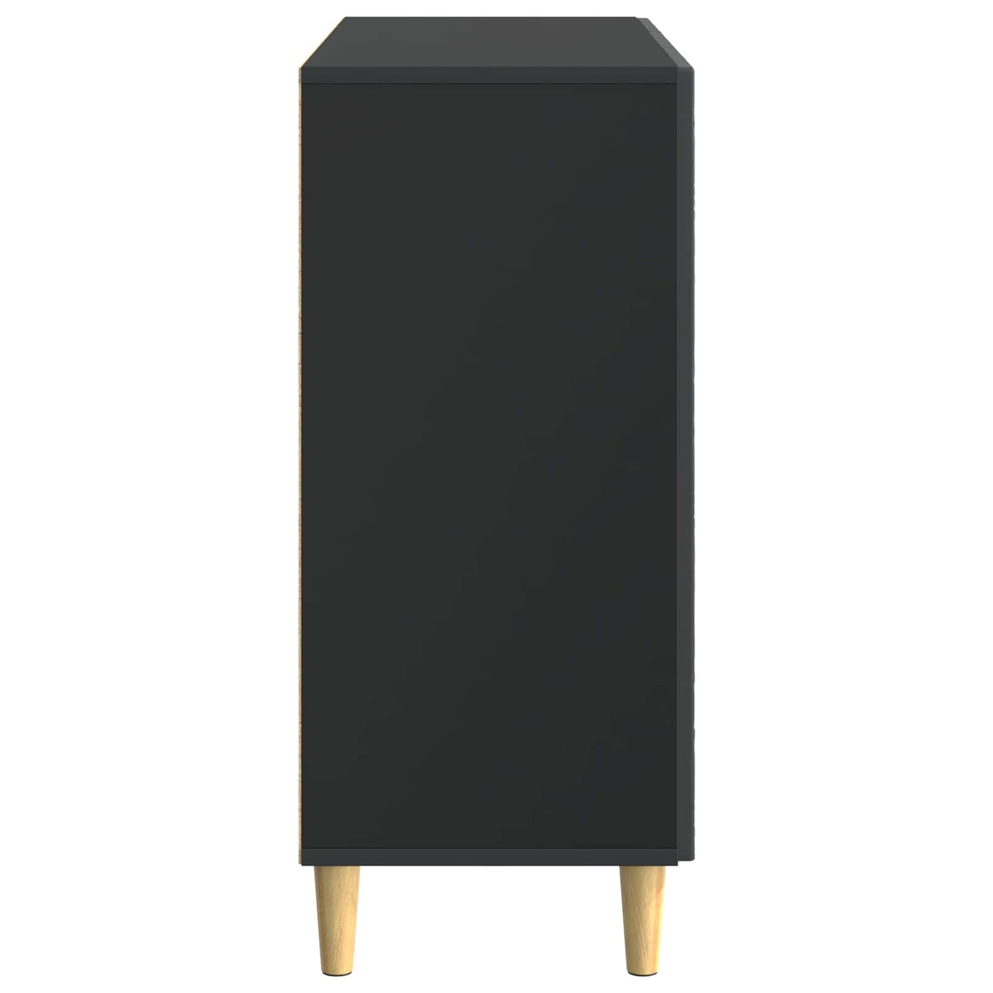 vidaXL Sideboard Black 89 x 34.5 x 80 cm Engineered Wood