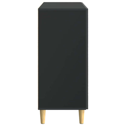 vidaXL Sideboard Black 89 x 34.5 x 80 cm Engineered Wood