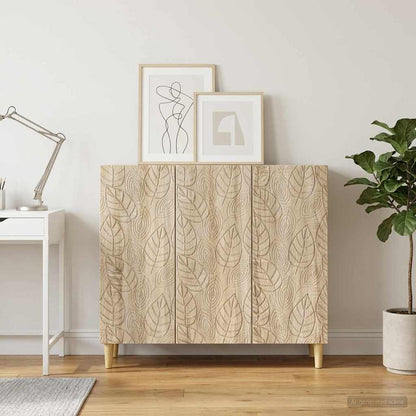 vidaXL Sideboard Sonoma Oak 89 x 34.5 x 80 cm Engineered Wood
