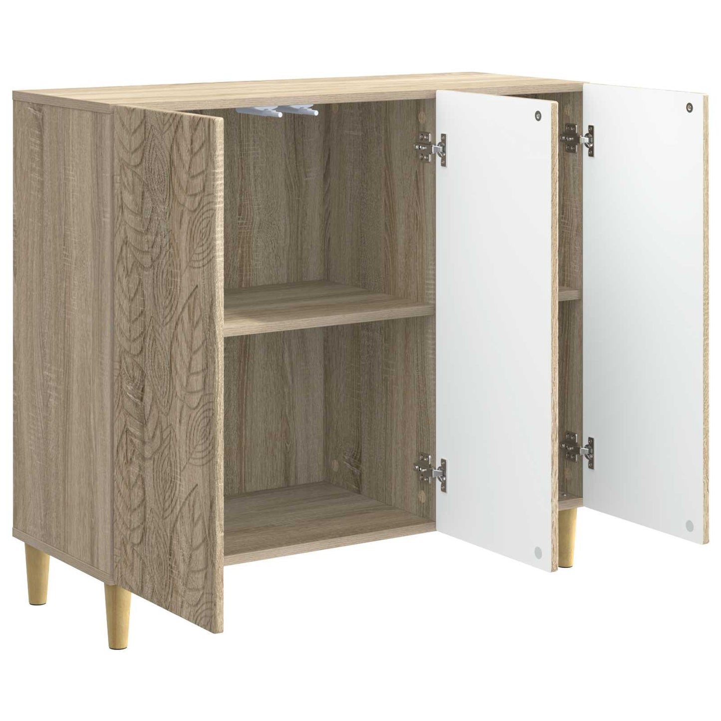 vidaXL Sideboard Sonoma Oak 89 x 34.5 x 80 cm Engineered Wood