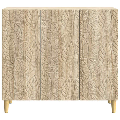 vidaXL Sideboard Sonoma Oak 89 x 34.5 x 80 cm Engineered Wood