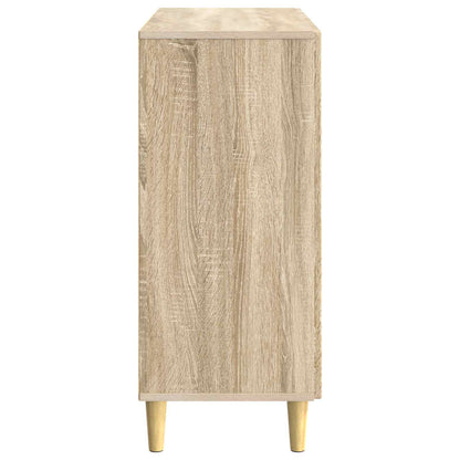 vidaXL Sideboard Sonoma Oak 89 x 34.5 x 80 cm Engineered Wood