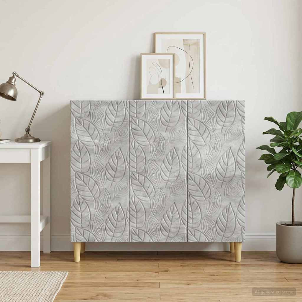 vidaXL Sideboard Concrete Grey 89 x 34.5 x 80 cm Engineered Wood