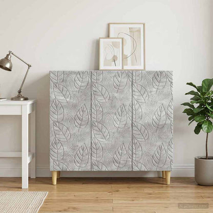 vidaXL Sideboard Concrete Grey 89 x 34.5 x 80 cm Engineered Wood