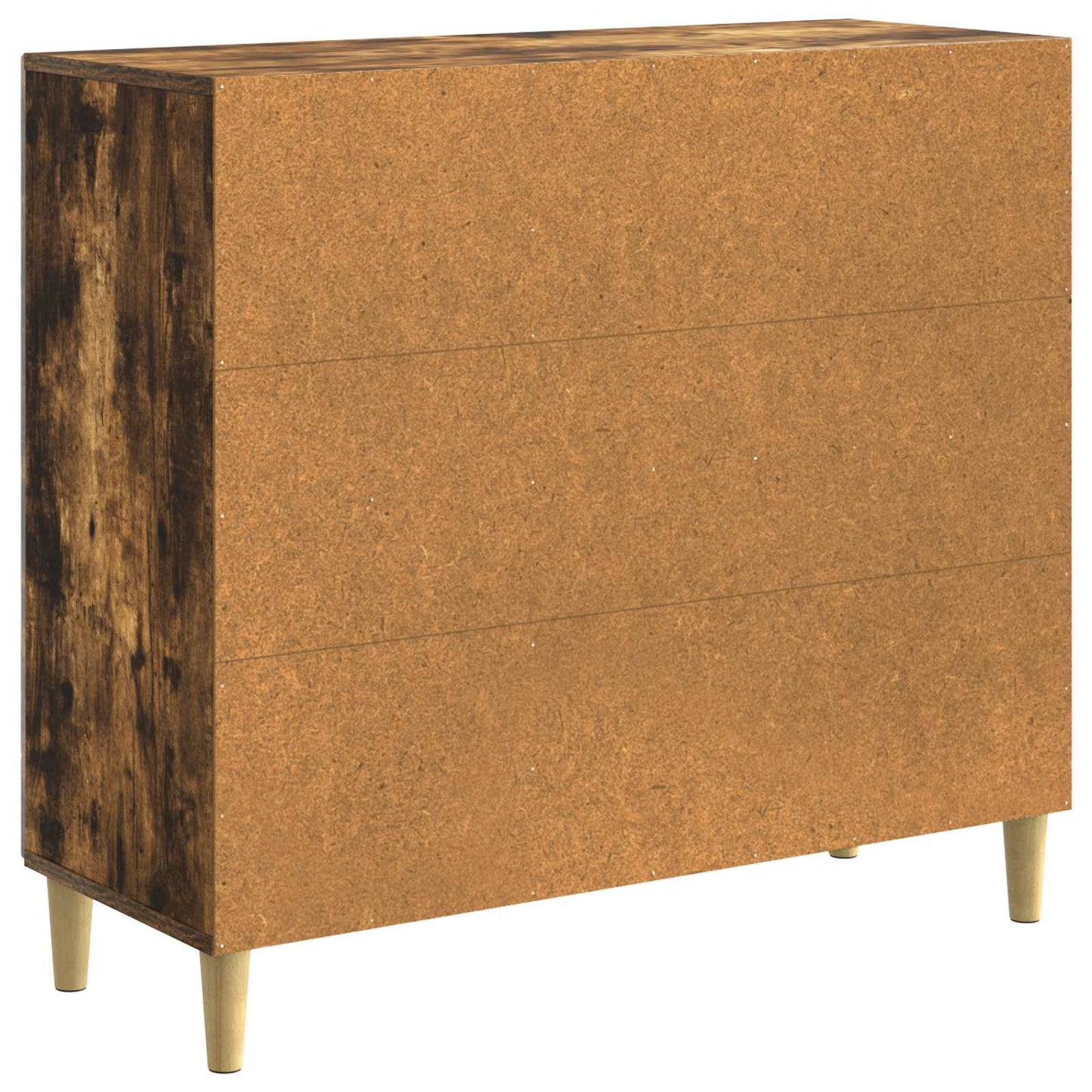 vidaXL Sideboard Smoked Oak 89 x 34.5 x 80 cm Engineered Wood