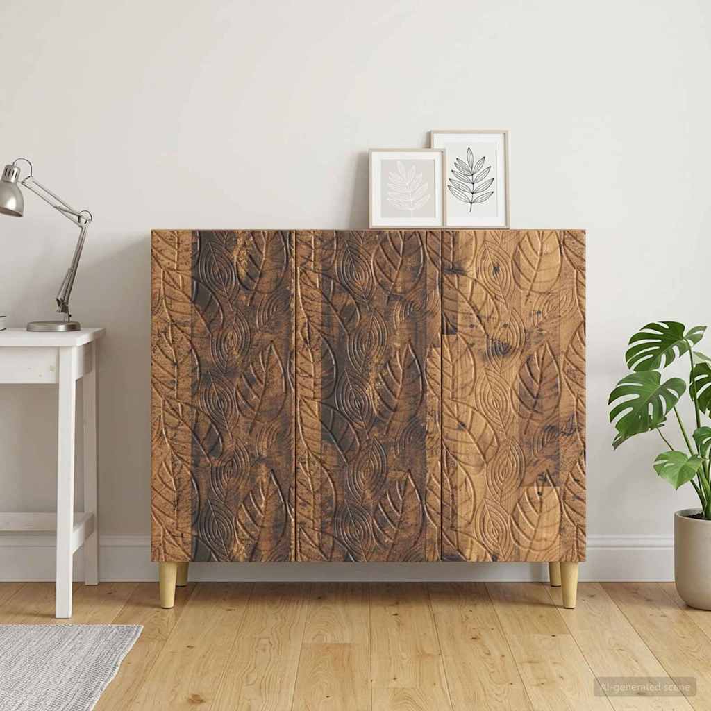vidaXL Sideboard Old Wood 89 x 34.5 x 80 cm Engineered Wood