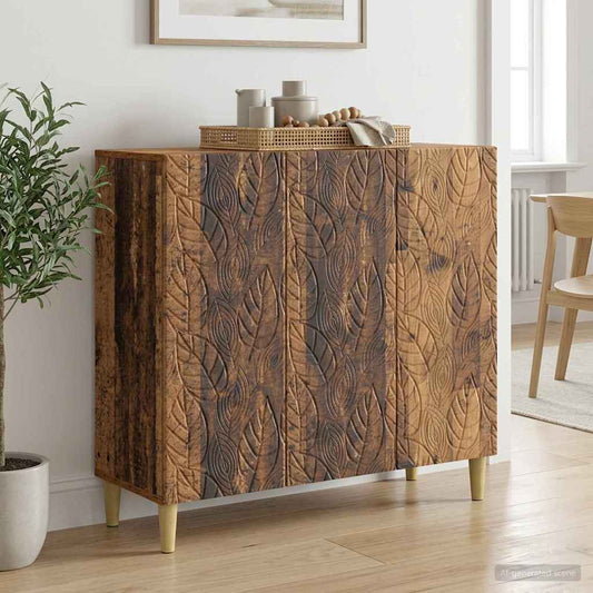 vidaXL Sideboard Old Wood 89 x 34.5 x 80 cm Engineered Wood