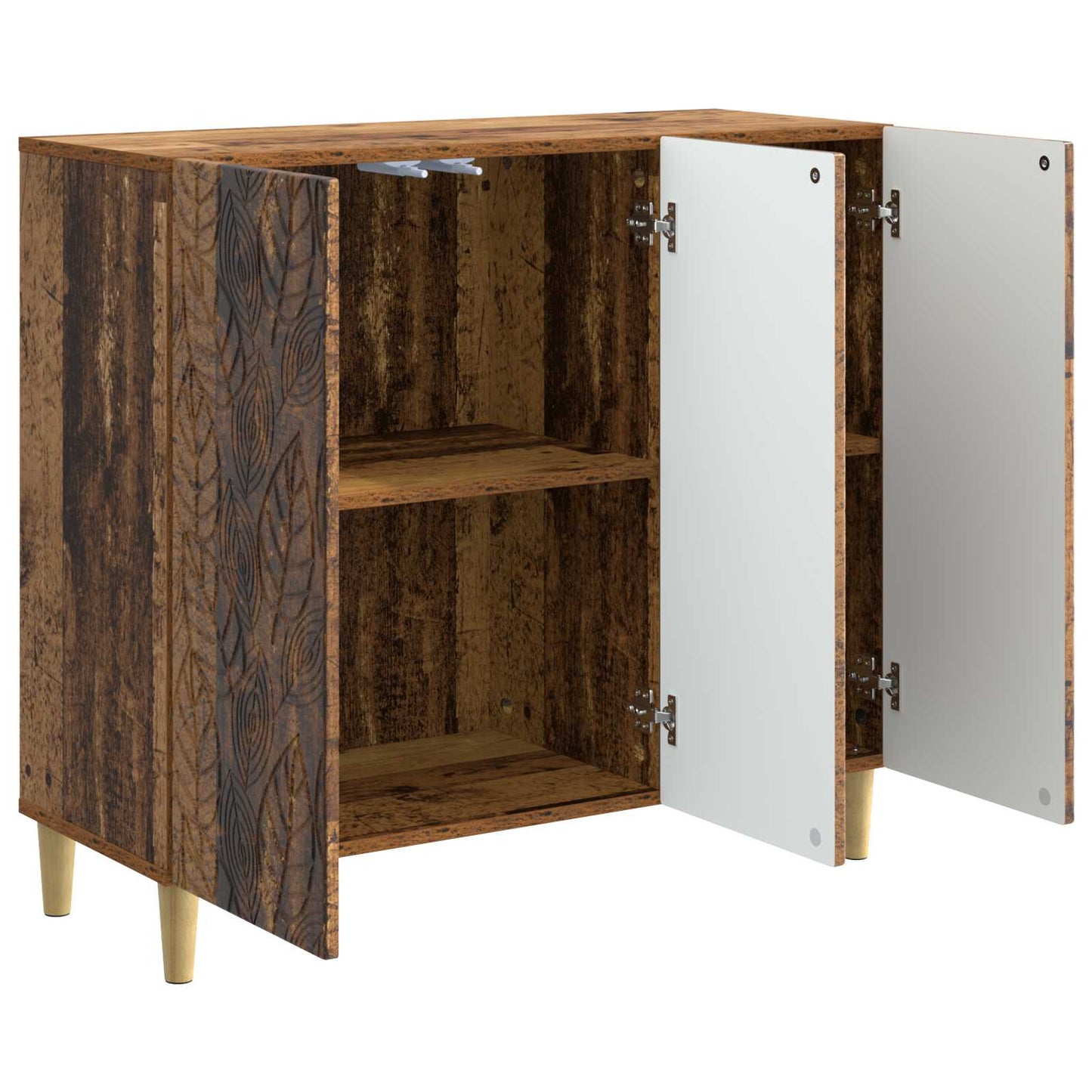 vidaXL Sideboard Old Wood 89 x 34.5 x 80 cm Engineered Wood