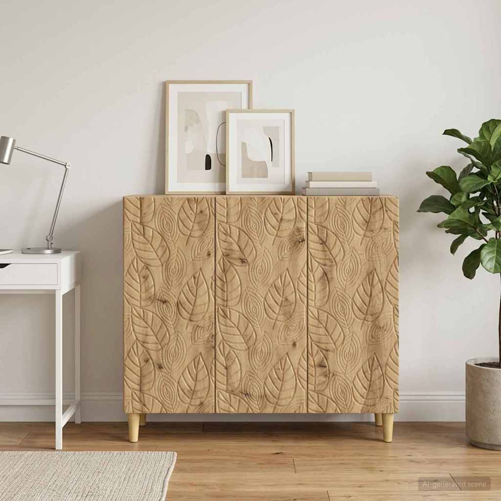 vidaXL Sideboard Artisan Oak 89 x 34.5 x 80 cm Engineered Wood