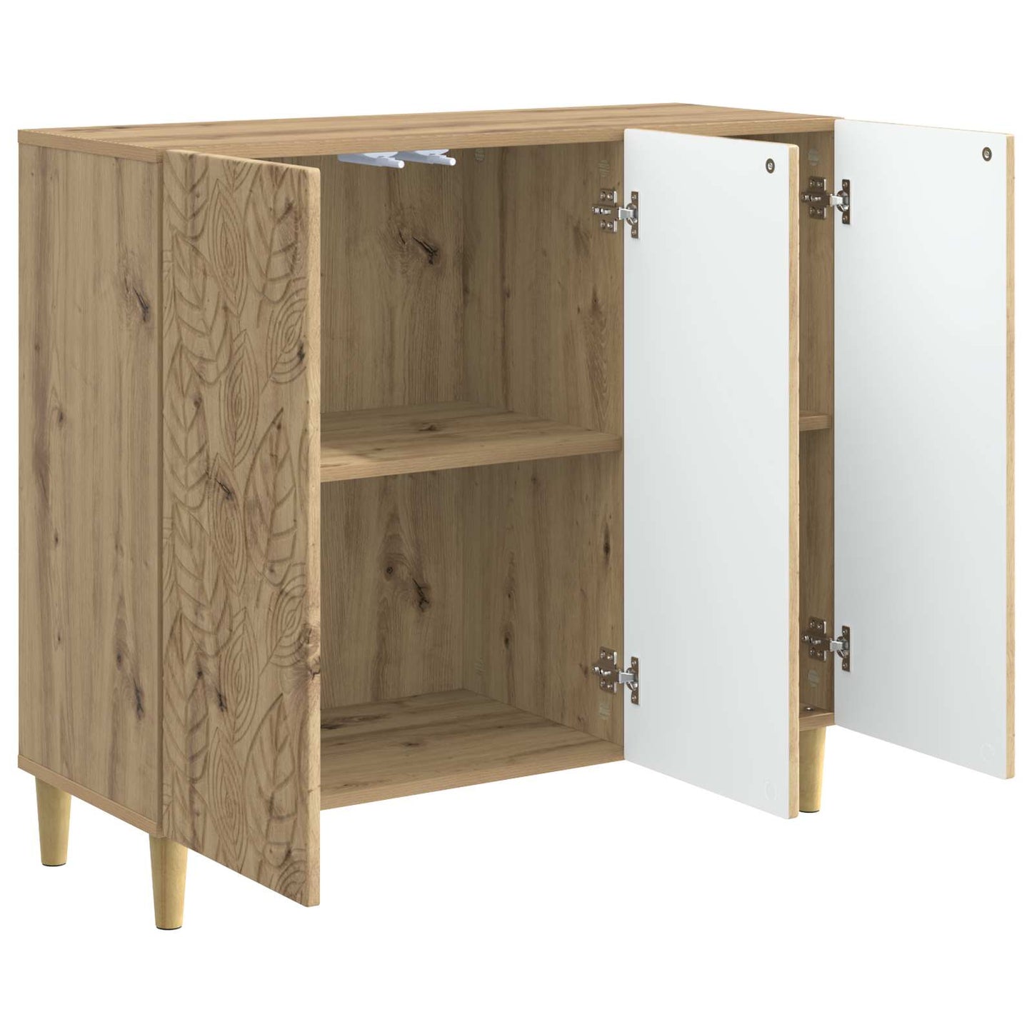 vidaXL Sideboard Artisan Oak 89 x 34.5 x 80 cm Engineered Wood