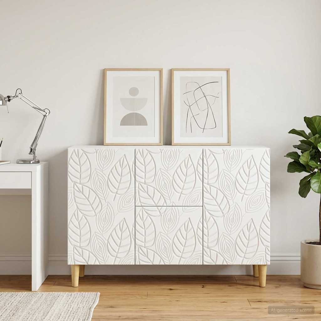 vidaXL Sideboard White 89 x 34.5 x 60 cm Engineered Wood
