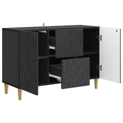 vidaXL Sideboard Black 89 x 34.5 x 60 cm Engineered Wood