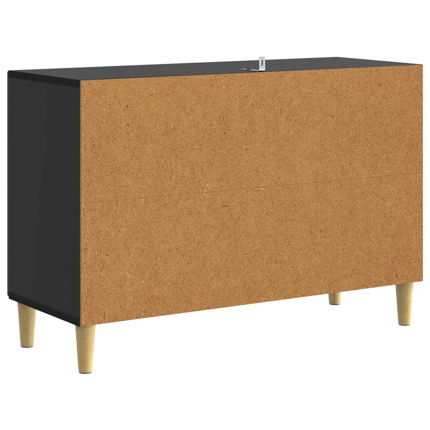 vidaXL Sideboard Black 89 x 34.5 x 60 cm Engineered Wood