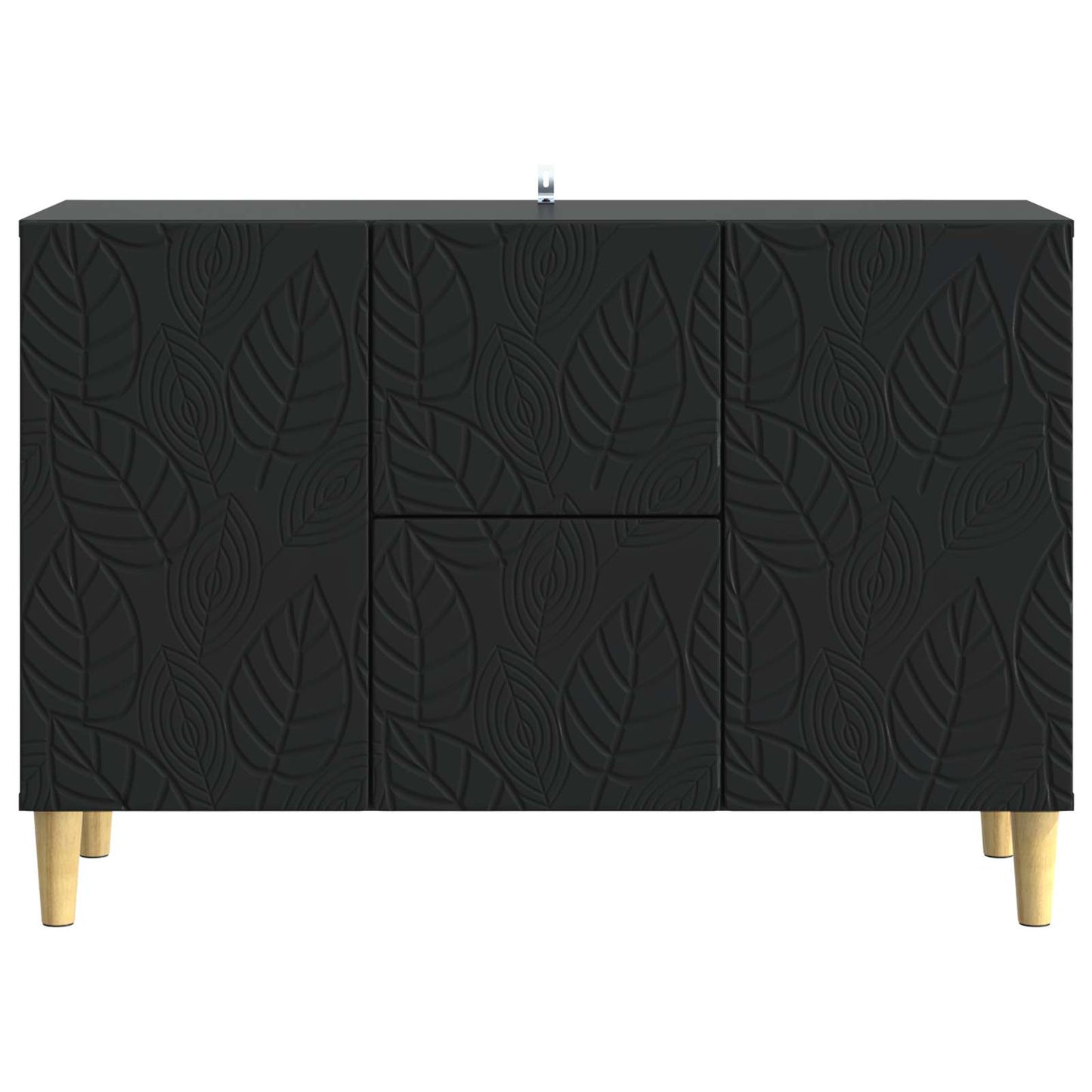 vidaXL Sideboard Black 89 x 34.5 x 60 cm Engineered Wood