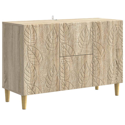 vidaXL Sideboard Sonoma Oak 89 x 34.5 x 60 cm Engineered Wood