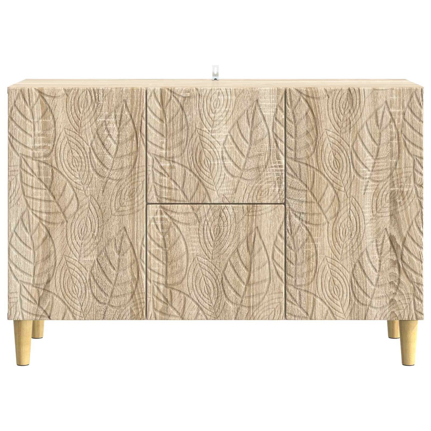 vidaXL Sideboard Sonoma Oak 89 x 34.5 x 60 cm Engineered Wood