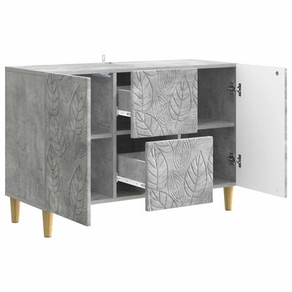 vidaXL Sideboard Concrete Grey 89 x 34.5 x 60 cm Engineered Wood
