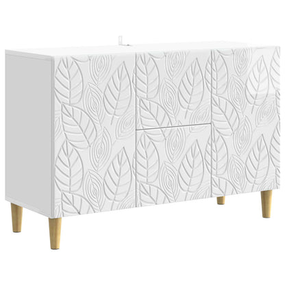 vidaXL Sideboard High Gloss White 89 x 34.5 x 60 cm Engineered Wood