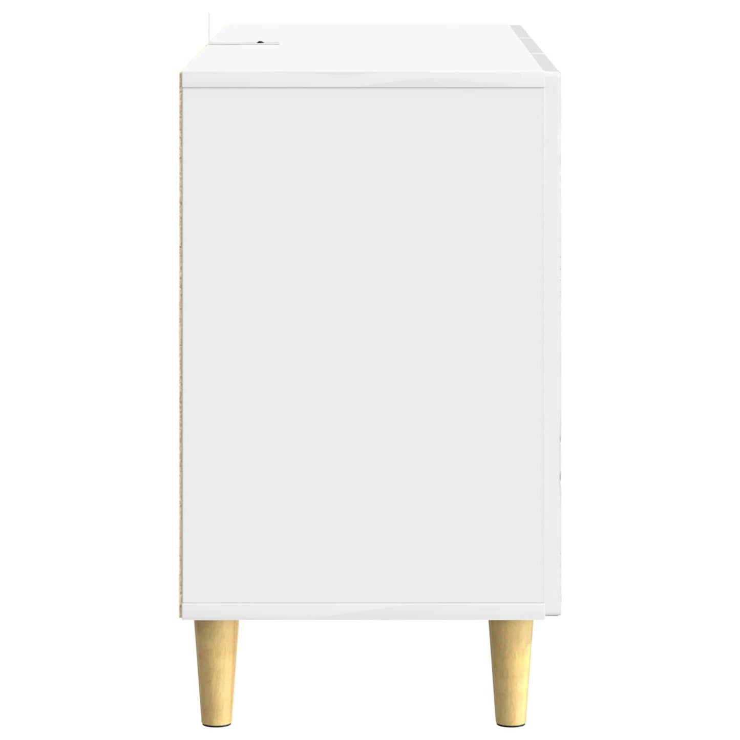 vidaXL Sideboard High Gloss White 89 x 34.5 x 60 cm Engineered Wood