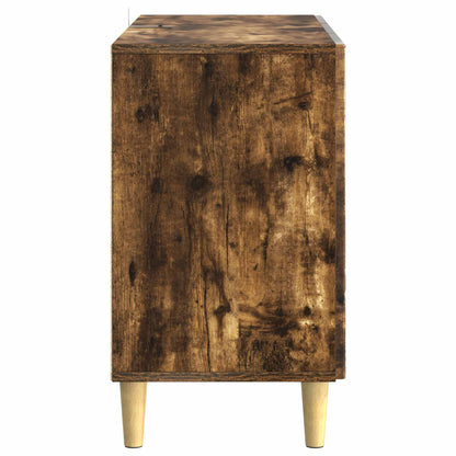 vidaXL Sideboard Smoked Oak 89 x 34.5 x 60 cm Engineered Wood