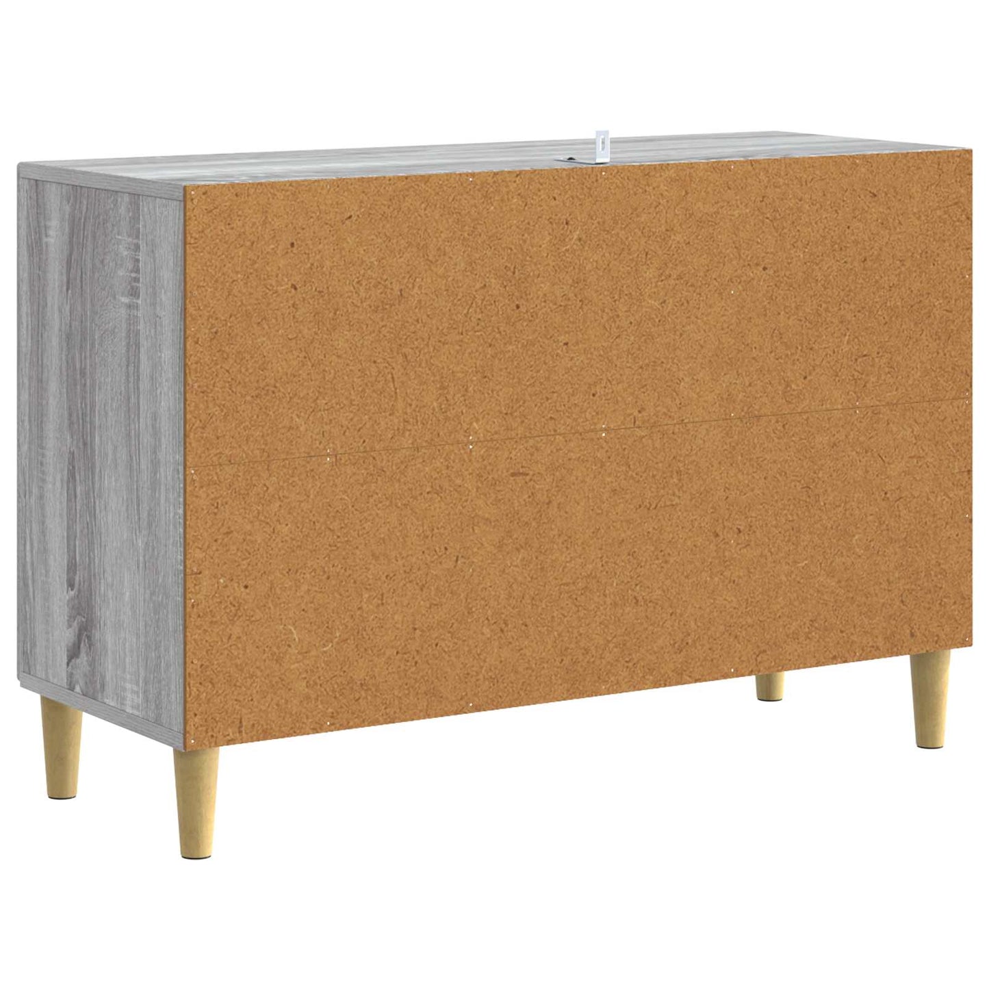 vidaXL Sideboard Grey Sonoma 89 x 34.5 x 60 cm Engineered Wood